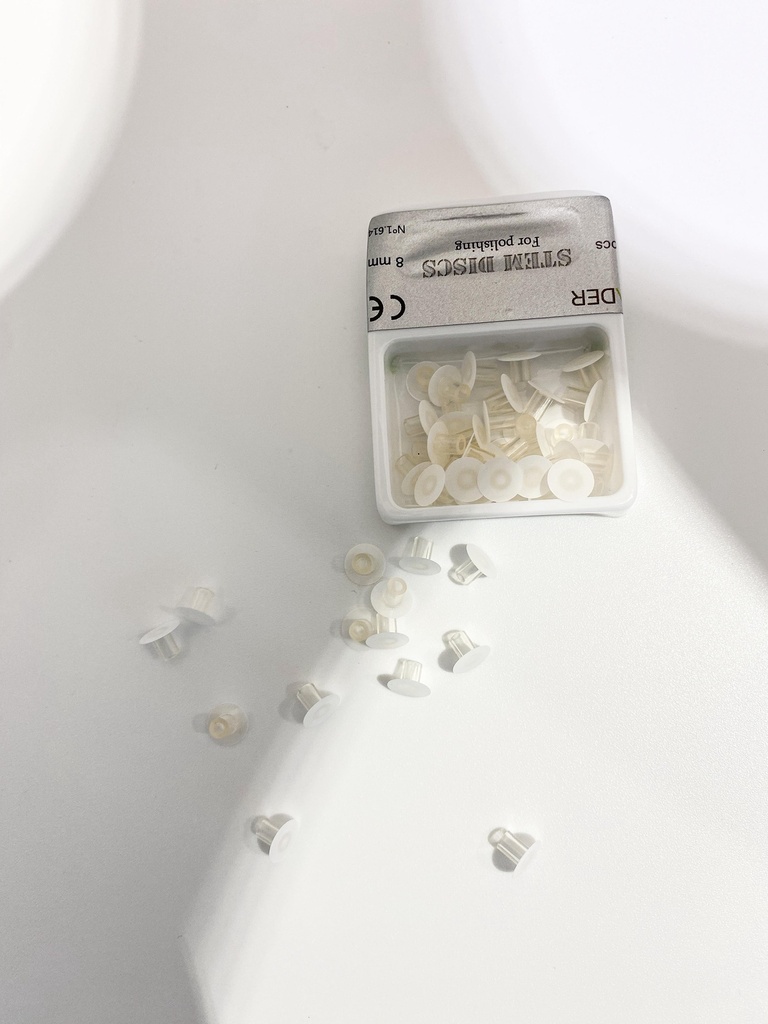 REPOSICIÓN DE DISCOS 8MM BLANCOS POLISHING X40UDS.