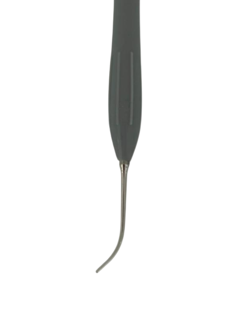 ESPÁTULA PARA COMPOSITE DE MANGO SILICONADO GRIS