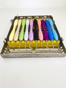 KIT DE 10 ESPATULAS CON CASETE METALICO