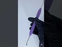 ESPÁTULA PARA COMPOSITE DE MANGO SILICONADO VIOLETA