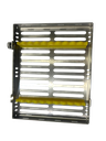 CASETE METALICO PORTAINSTRUMENTOS 10PCS. AMARILLO