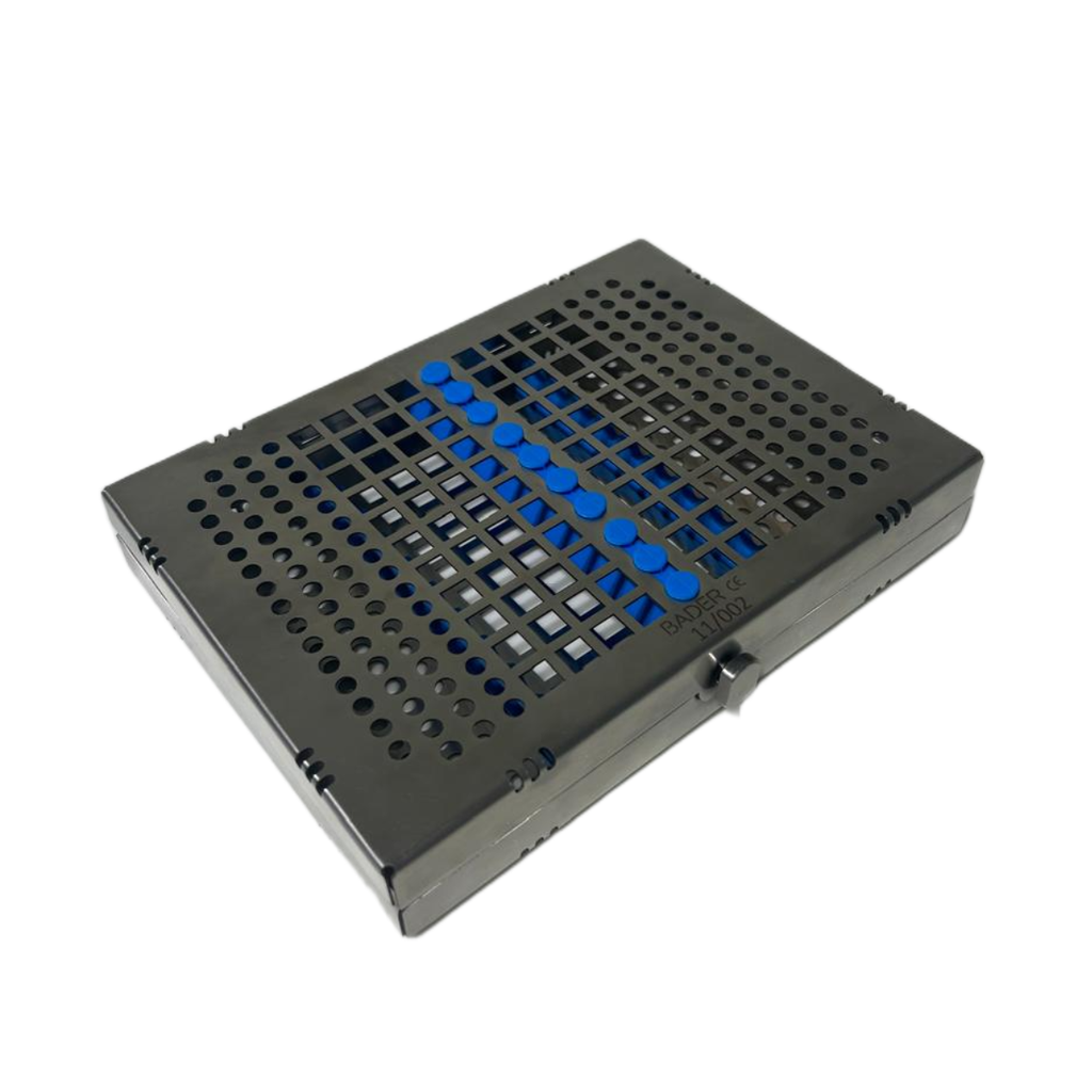 CASETE METALICO PORTAINSTRUMENTOS 10PCS.