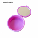 CAJA PORTA ALINEADORES CON ESPEJO GRANDE x 10uds