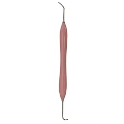 ESPÁTULA PARA COMPOSITE DE MANGO SILICONADO ROSA
