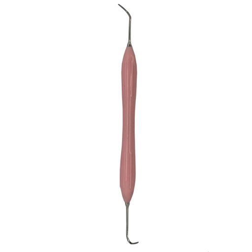 [17/4065-9] ESPÁTULA PARA COMPOSITE DE MANGO SILICONADO ROSA
