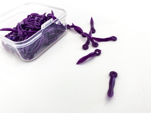 [C0246B] CUÑAS PLASTICAS VIOLETAS (100 UNIDADES)  
